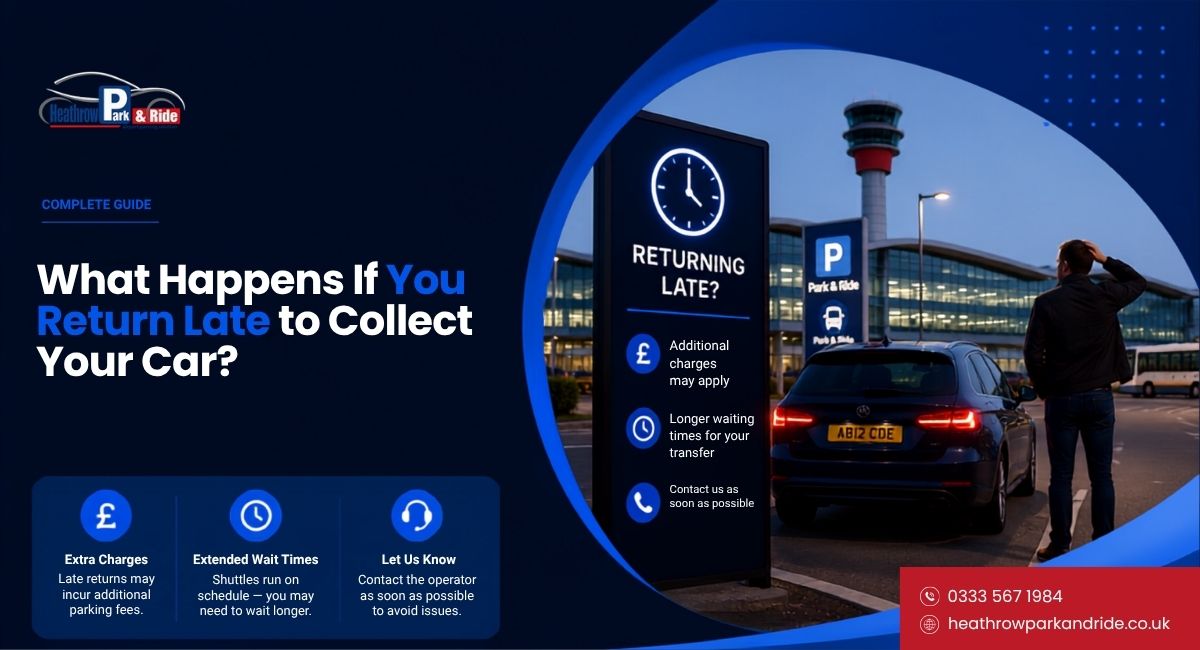 Late Return Airport Parking: What Happens If You Collect Your Car Late?