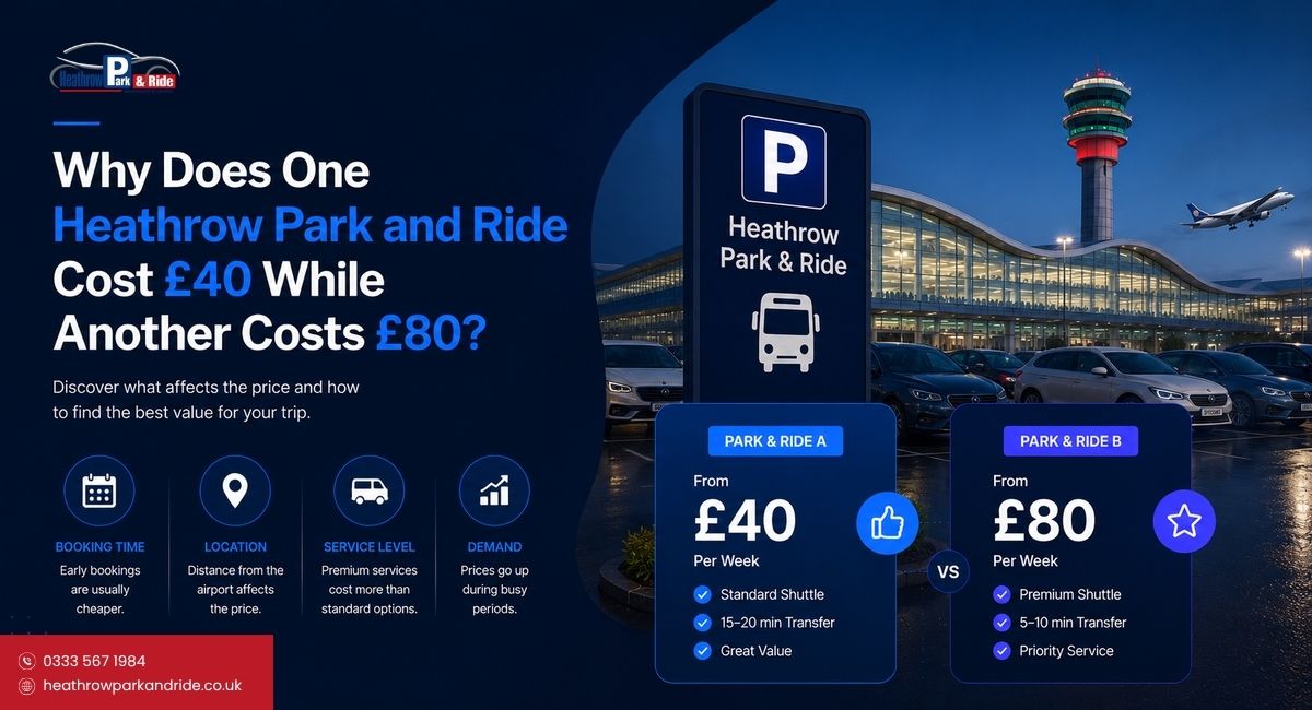 Why Does One Heathrow Park and Ride Cost £40 While Another Costs £80?